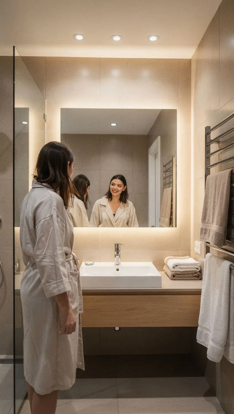 Dimming effects in stylish interior lighting setups